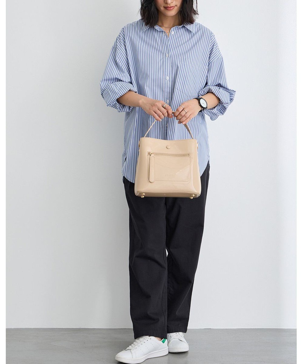 MioFIRANO スクエアエナメルハンドバッグ 2WAY　FIRANO フィラノ 