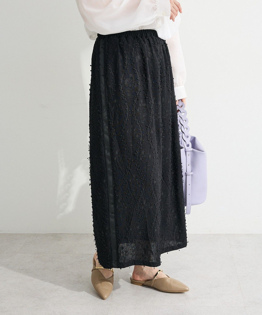 Green Parks ３Ｄレース刺しゅうスカート 