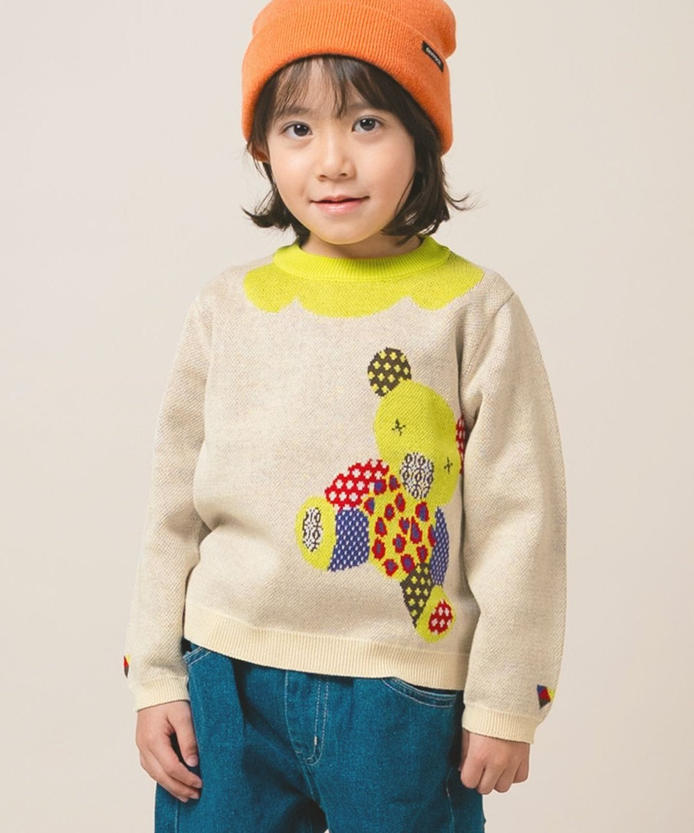 ami amie 【UNISEX】カラフルくまプルオーバー145cm 