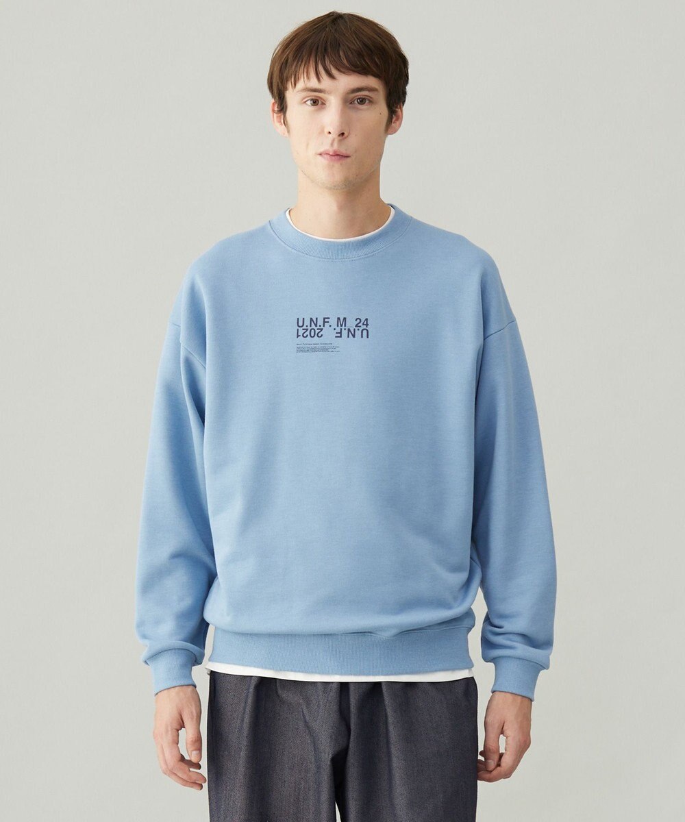 UNFILO MENS 【男女兼用】グラフィックプリント スウェットTEE [24年秋冬商品] 