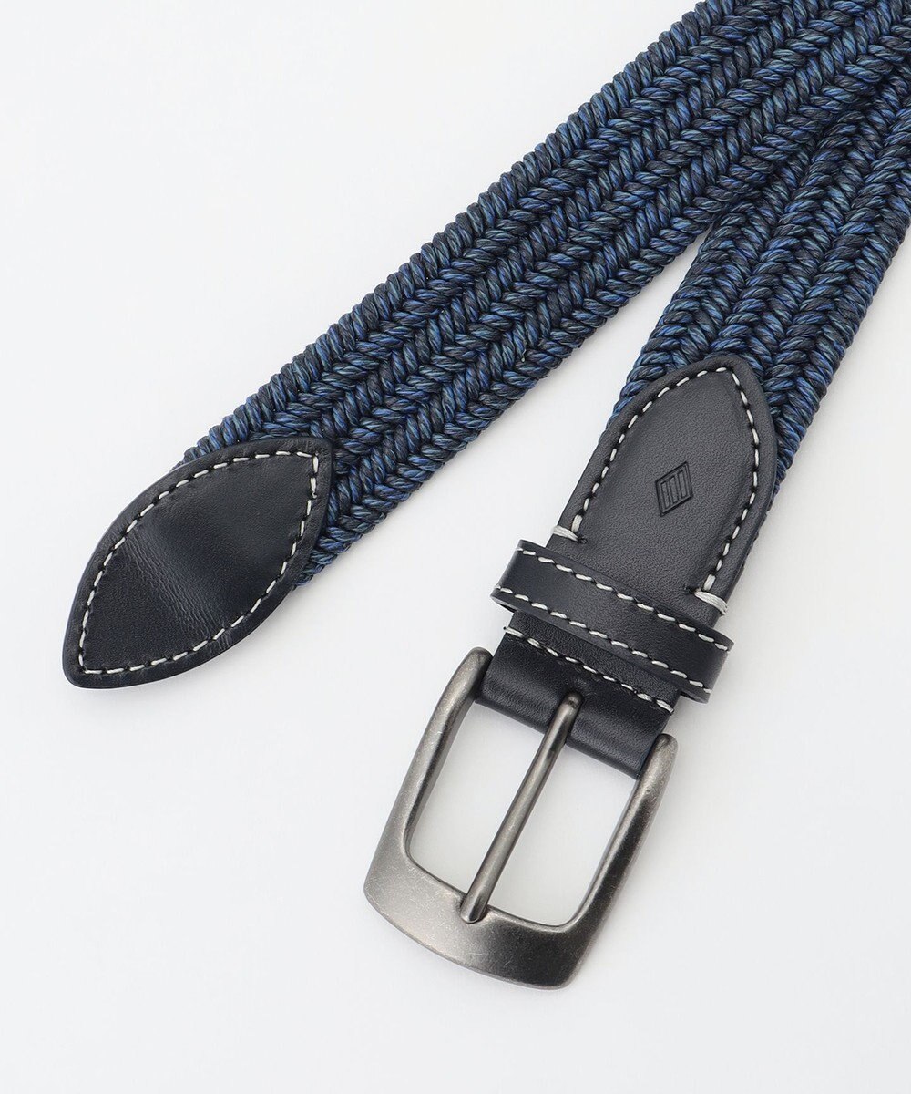 JOSEPH ABBOUD 【イタリア素材・ストレッチ・日本製】 コットンメランジストレッチ ベルト 