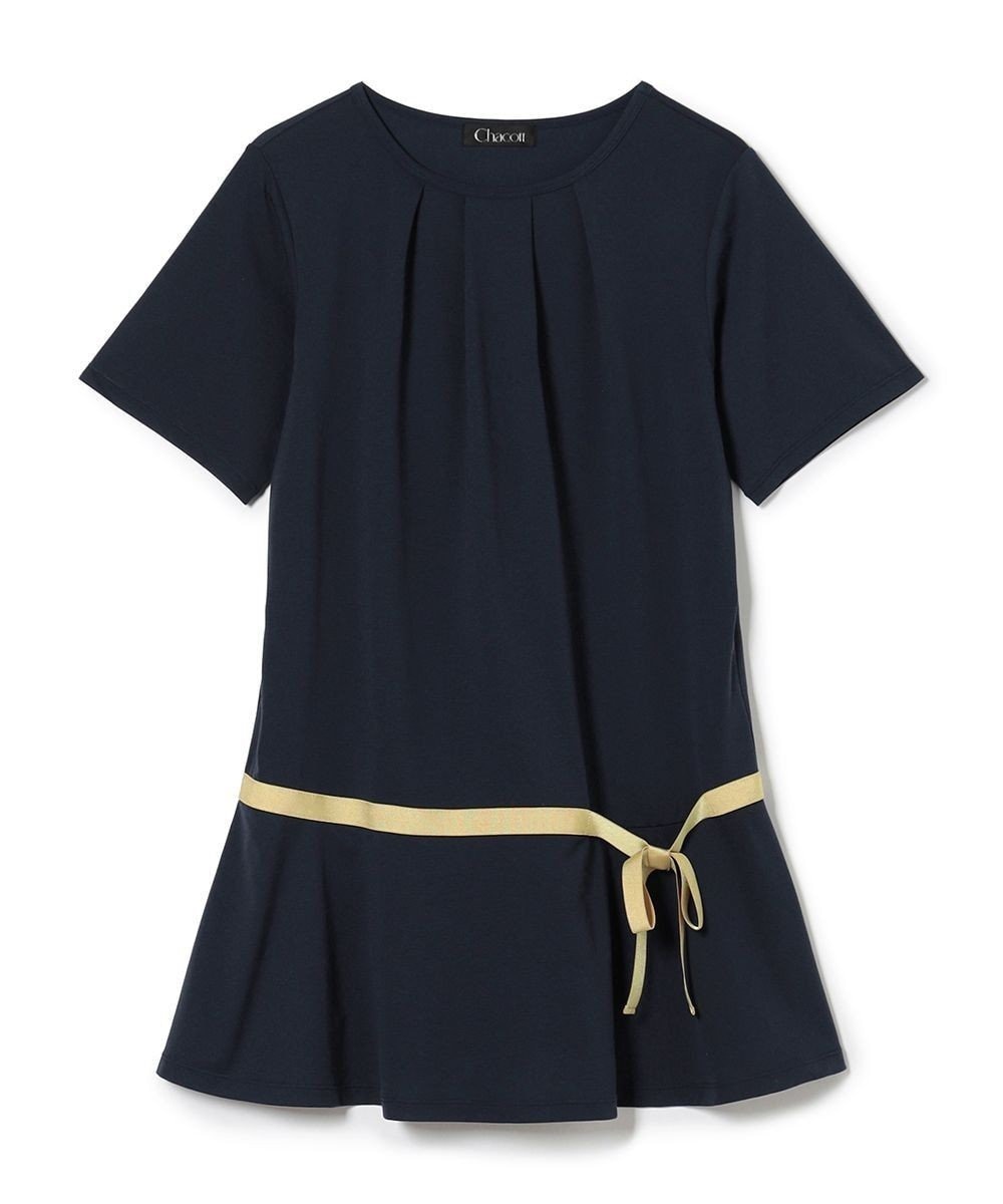 Chacott サイドリボンワンピースTシャツ 