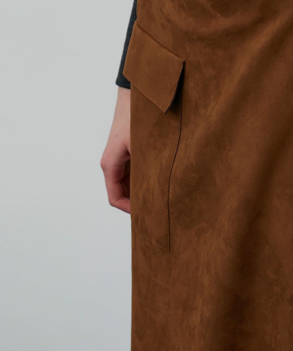 BEIGE， DANTON / フェイクスエードスカート 