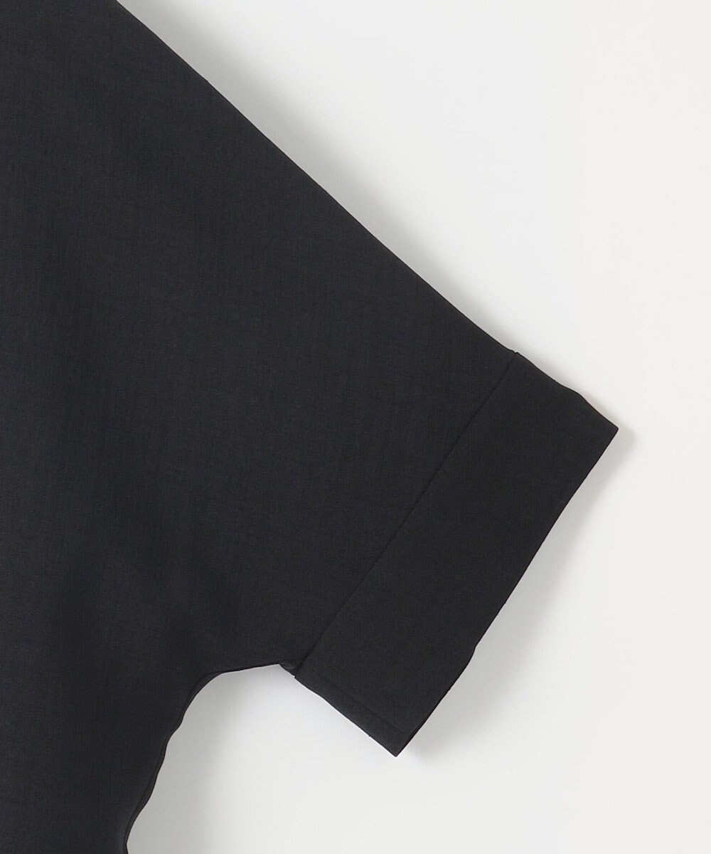 自由区 【セットアップ対応・接触冷感・UVカット・洗える】ライトリネンライク Tブラウス 