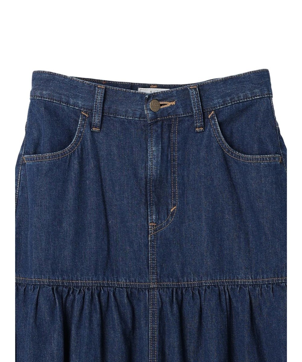 earth music&ecology Ｌｅｅ×ｅ．ｍ．ａ．ｅ．デニムフリルスカート 