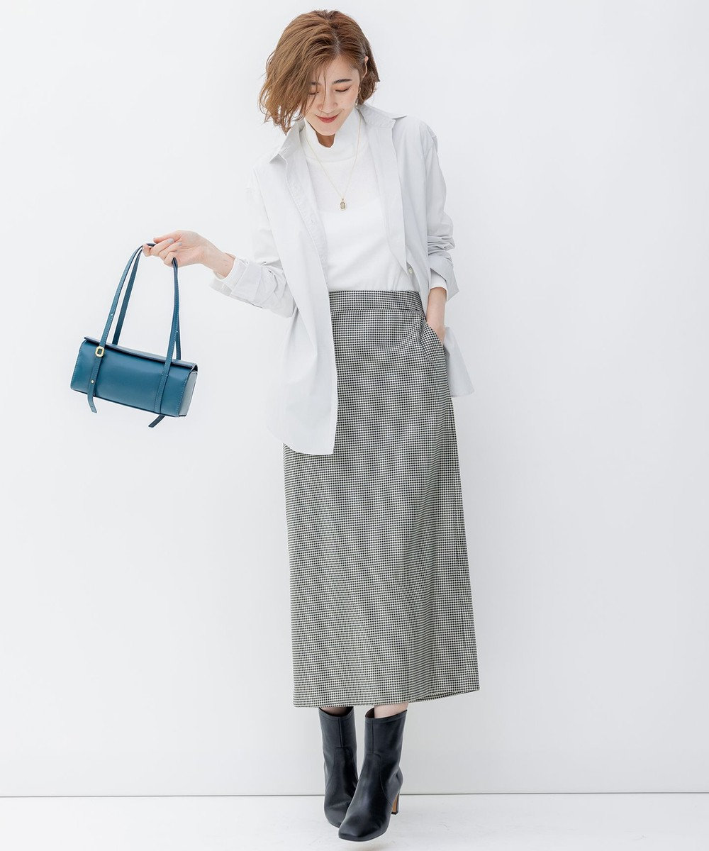 23区 L ガンクラブチェック タイトスカート 