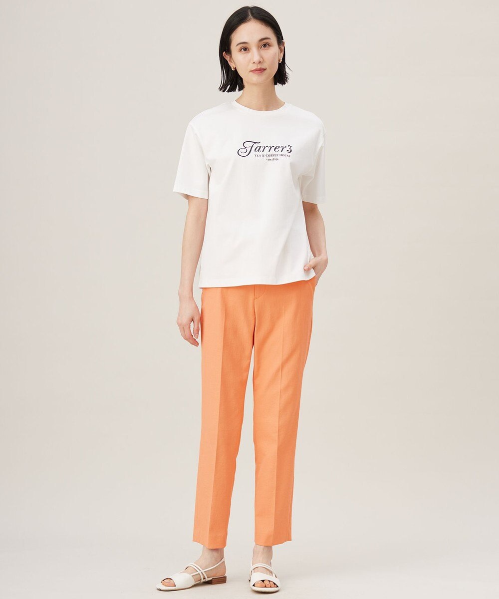 自由区 L 【接触冷感・UVカット・吸水速乾・洗える】シェルタリングテーパード パンツ 