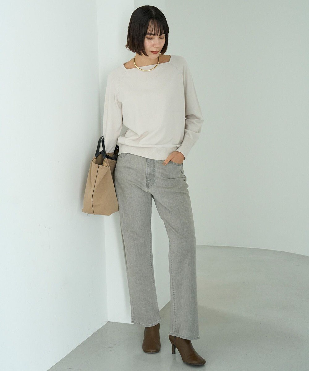 UNFILO マイビューティニット スクエアネック 