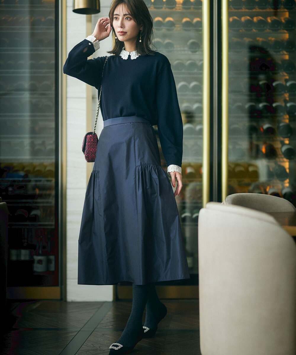 23区 【APPLAUDIR】ビジューフラットパンプス 