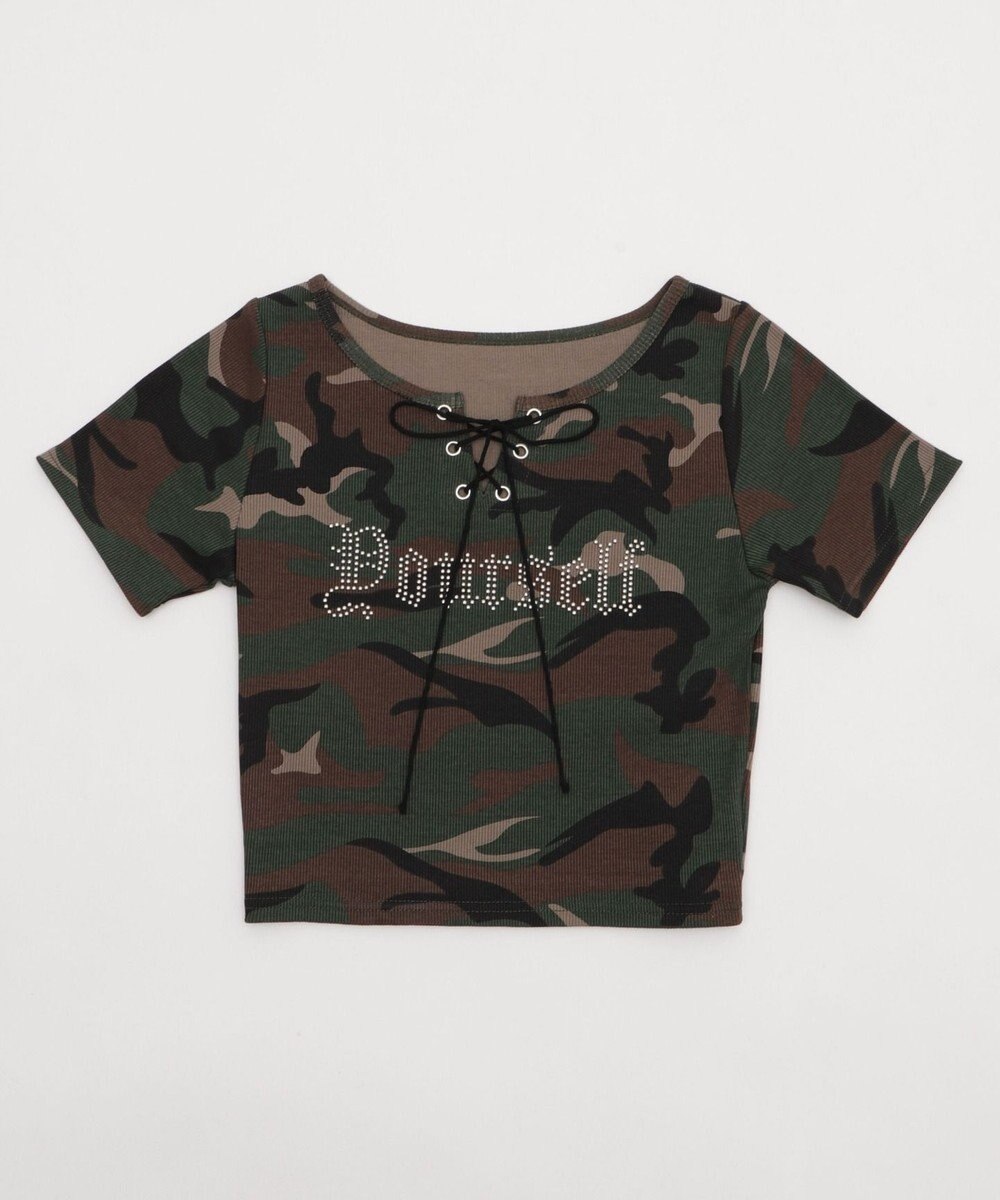 WEGO グラフィックレースアップちびT 