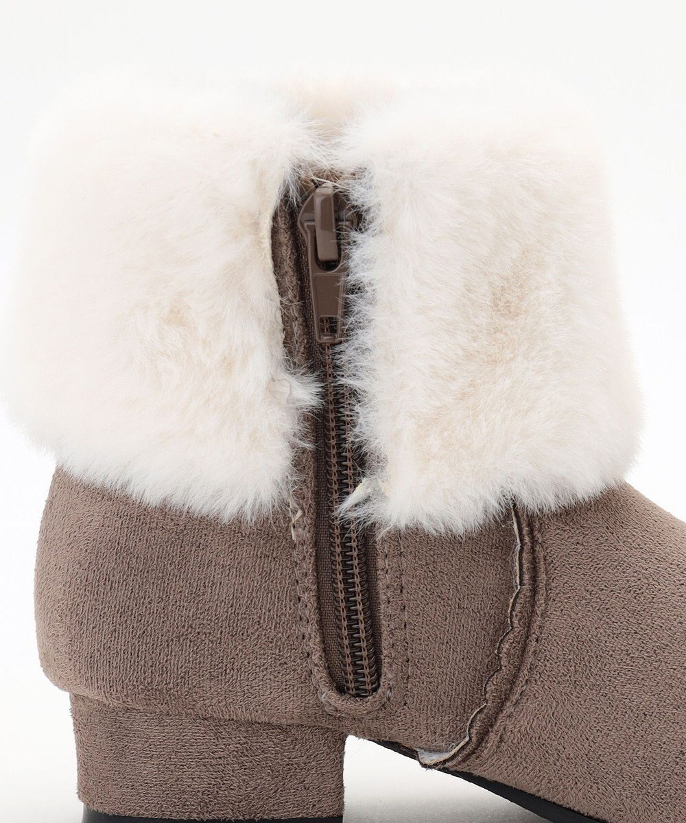 ANY KIDS リボンフェイクファーブーツ 