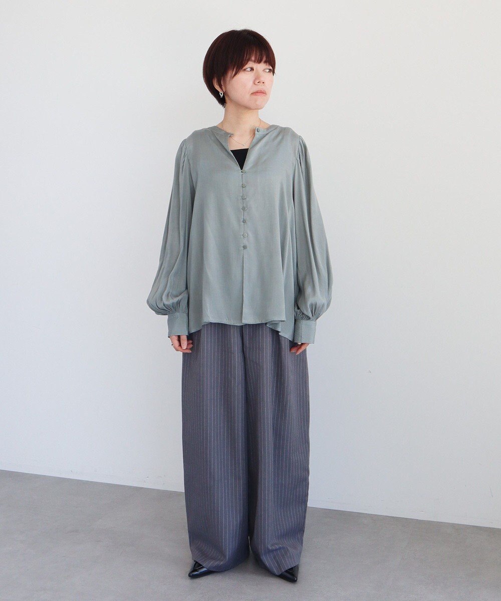 CRAFT STANDARD BOUTIQUE インド製 ボリュームスリーブブラウス 