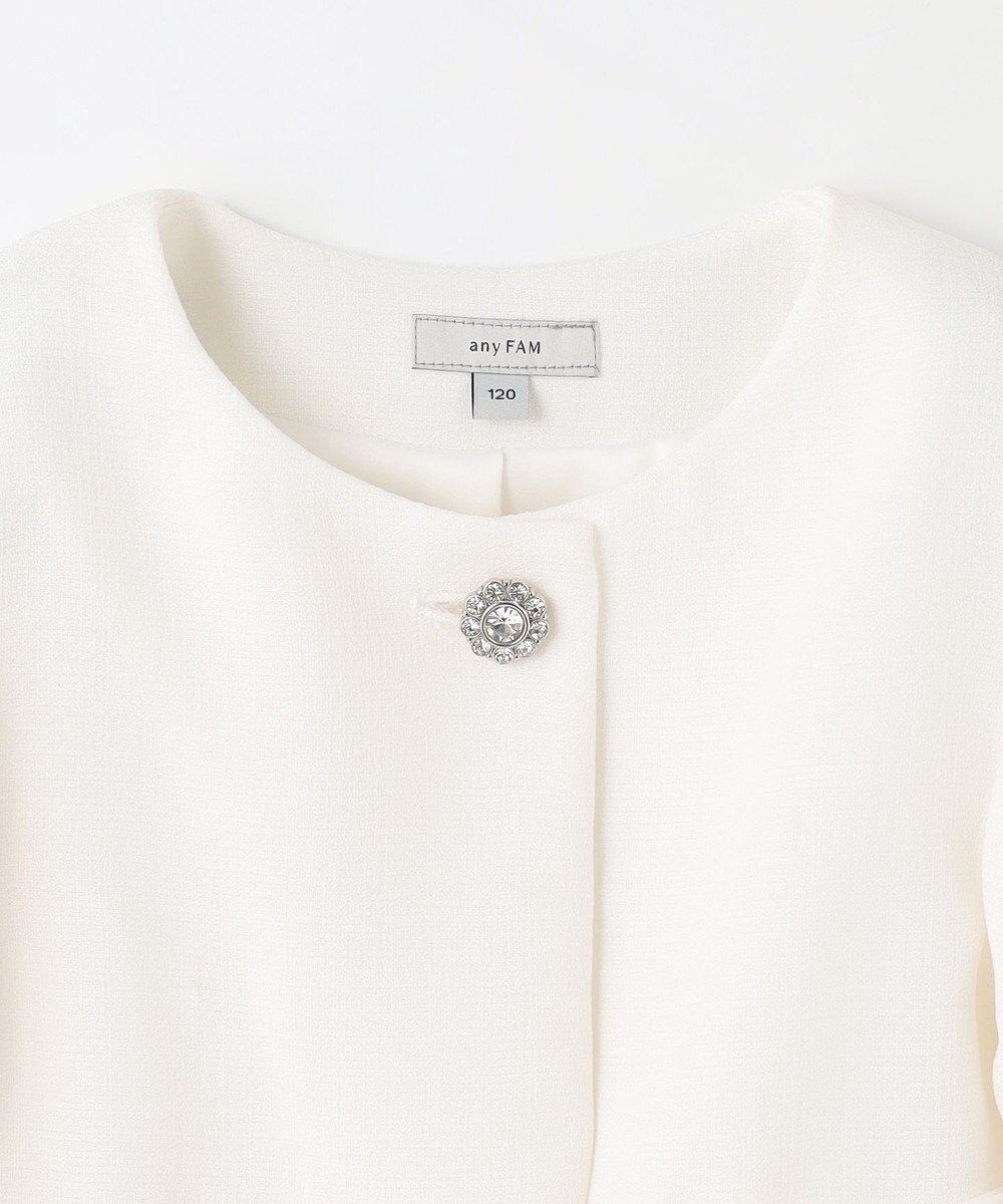 ANY KIDS 【2点セット】ジャケット＋シフォンプリーツワンピース 