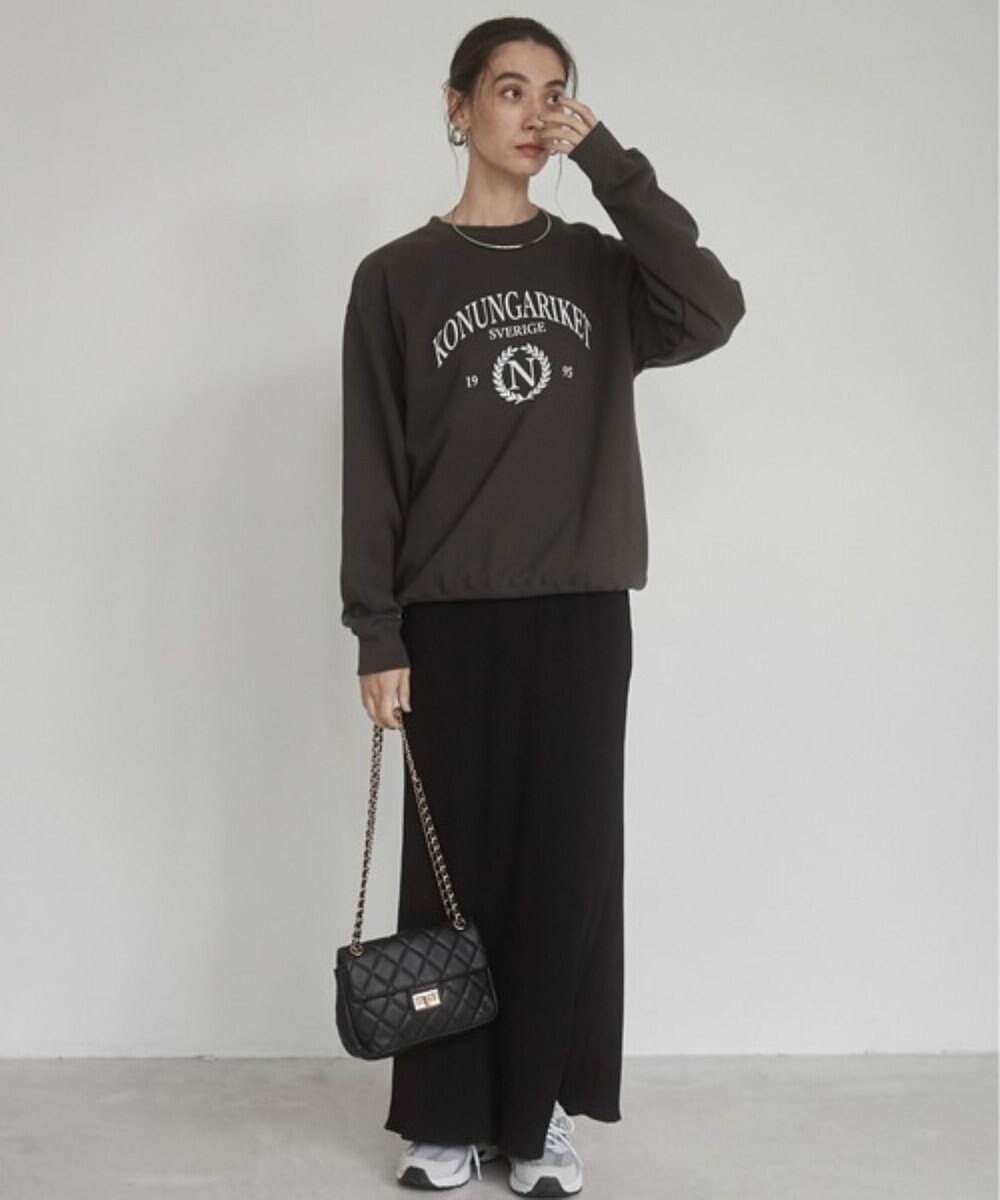 WEGO 【ANGIE VINTAGE】カレッジロゴスウェット 