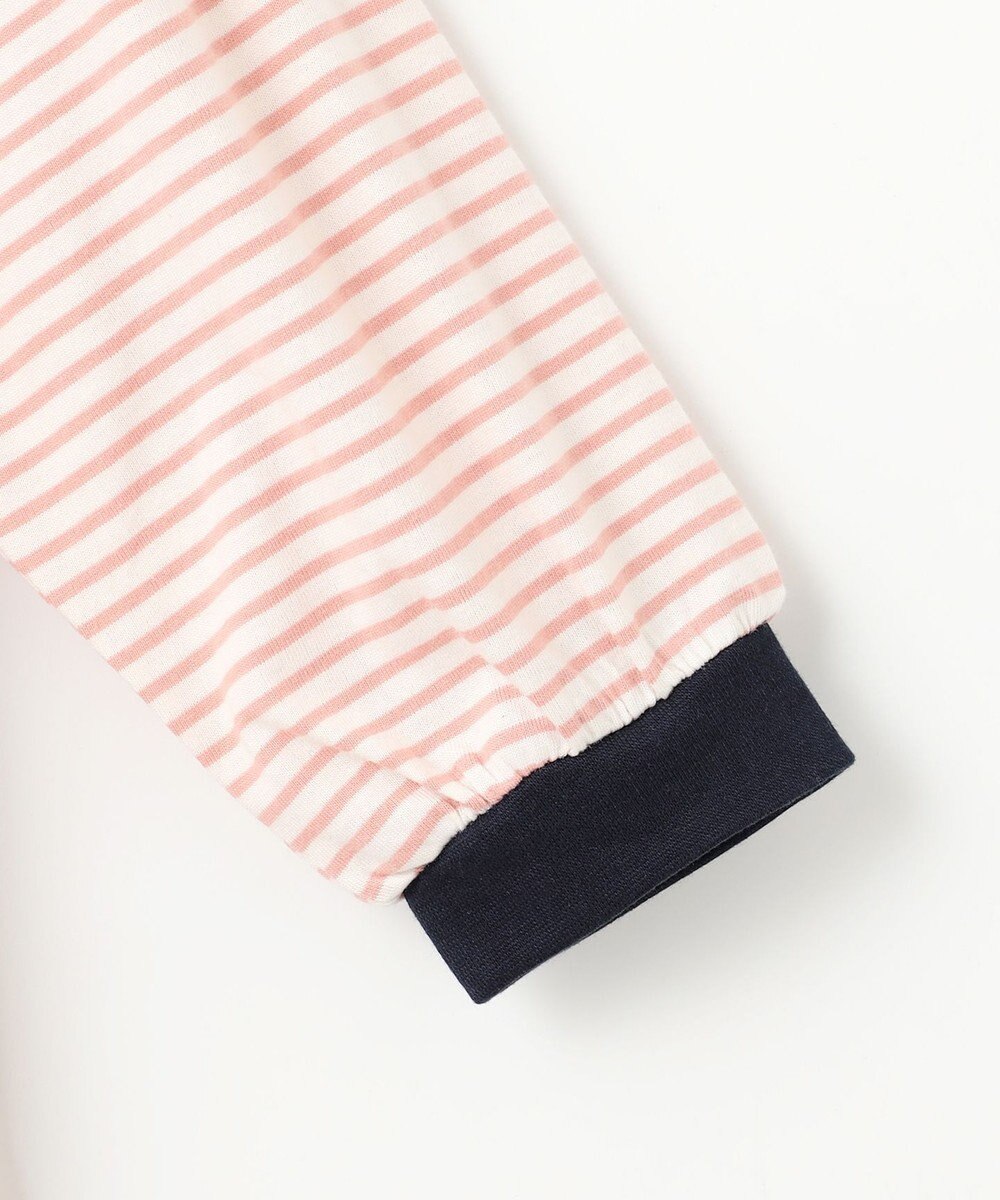 組曲 KIDS 【90-100㎝】リボンボーダー トップス 