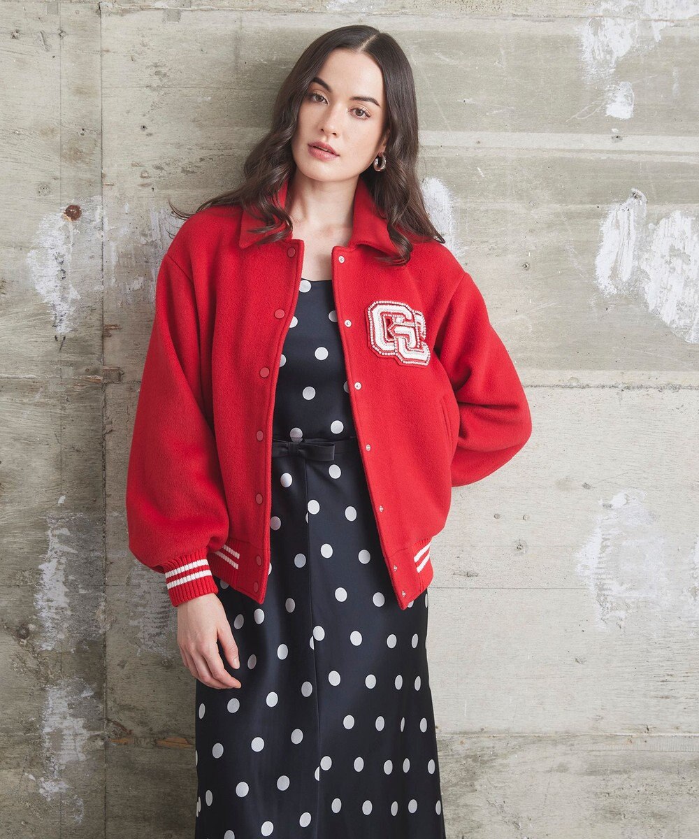 GRACE CONTINENTAL バーシティembジャケット 