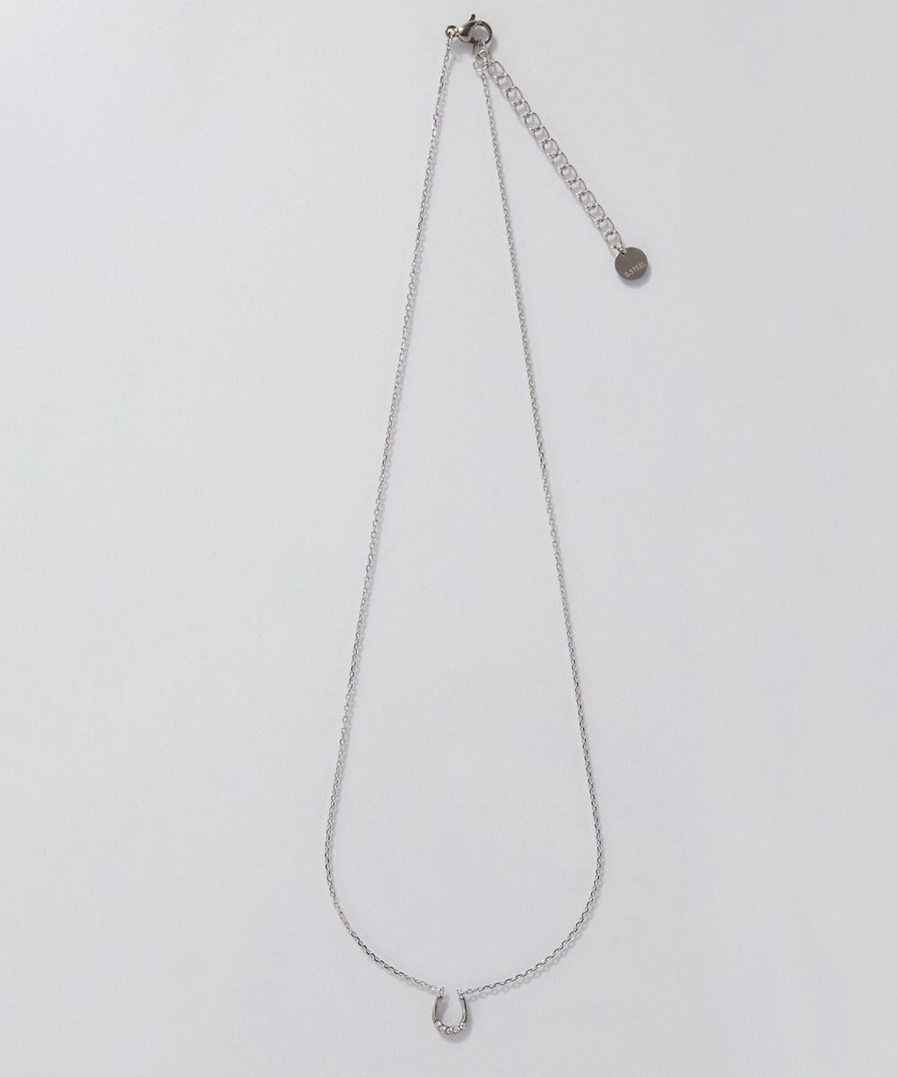 Phoebe 【金属アレルギー対応】リッチラインホースシューネックレス　シルバー/ステンレス/馬蹄/バテイ 