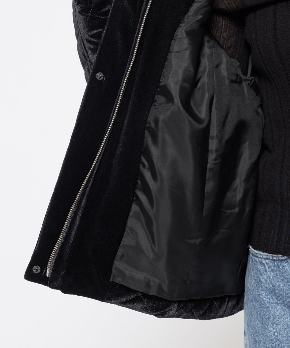 uncrave ベロア キルティング ブルゾン（uncrave WHITE） 