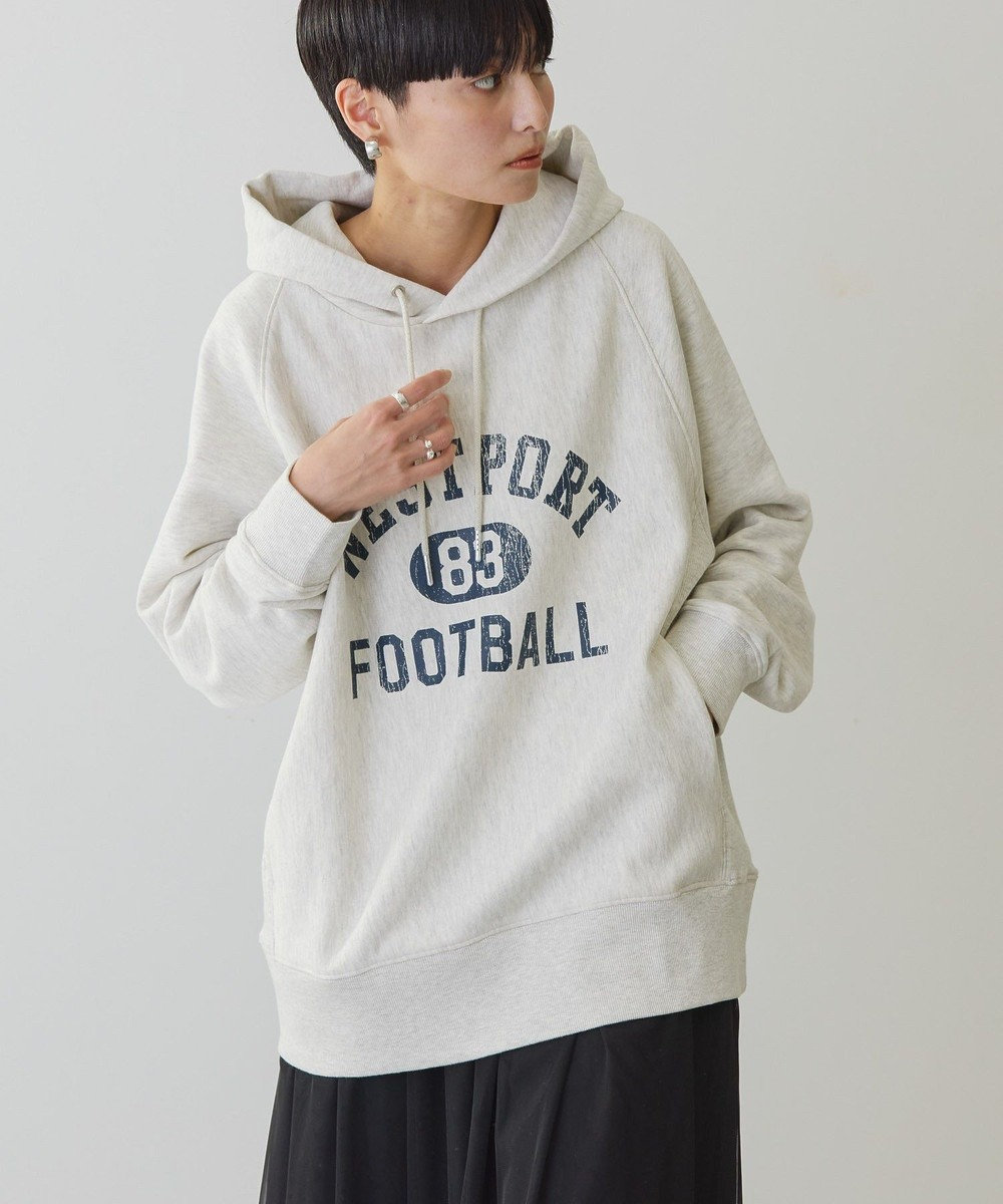 AMERICAN HOLIC ＦＯＯＴＢＡＬＬ　フーディーＢＩＧスウェット Oatmeal