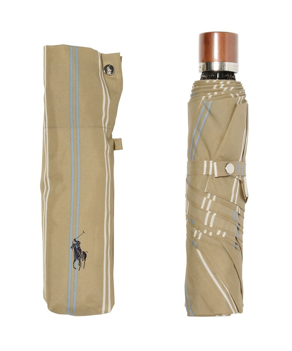 MOONBAT POLO RALPH LAUREN(ポロ ラルフローレン) 折りたたみ傘 ストライプ／日本製 