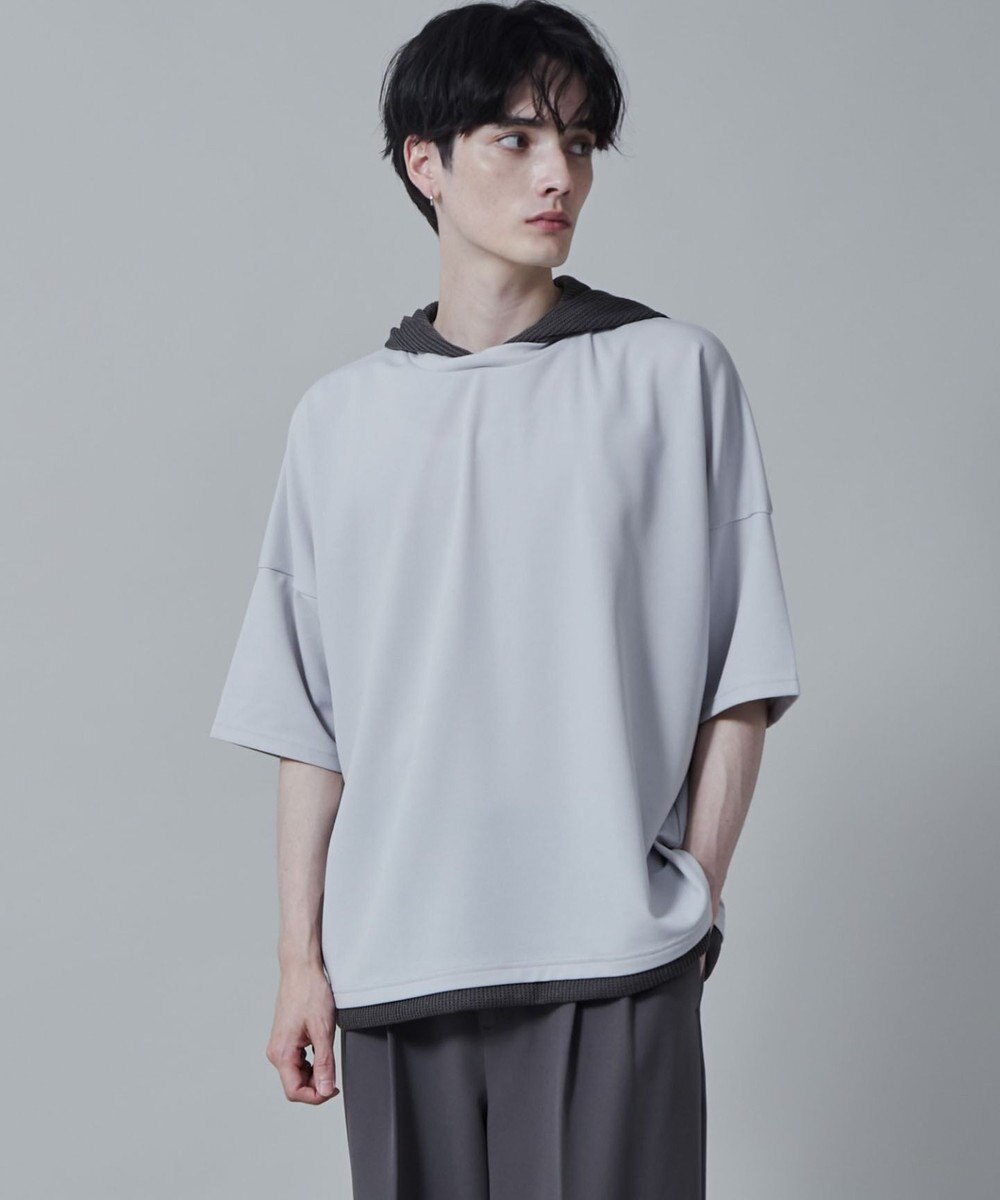 WEGO フェイクレイヤードフードT（S） 