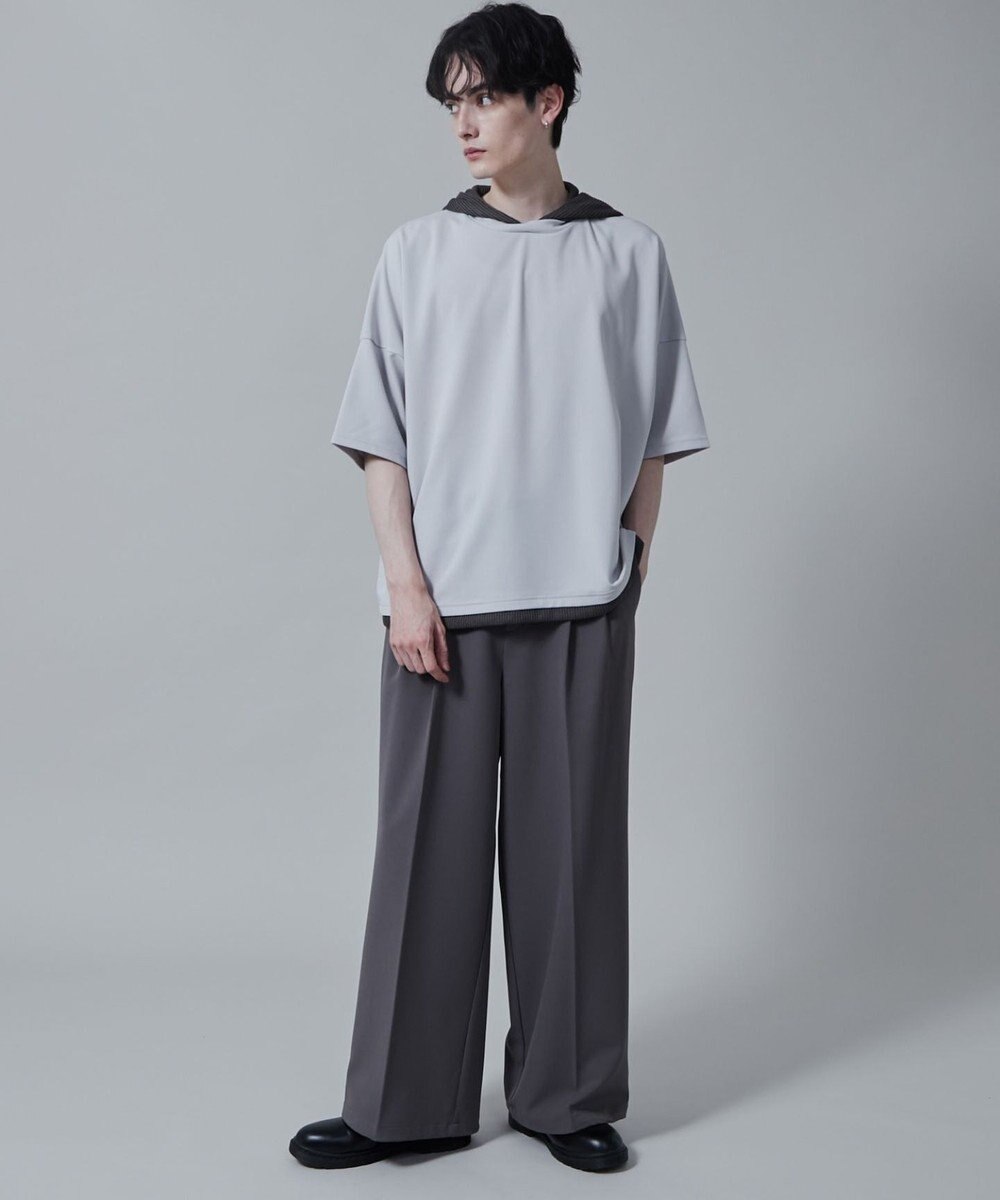 WEGO フェイクレイヤードフードT（S） 