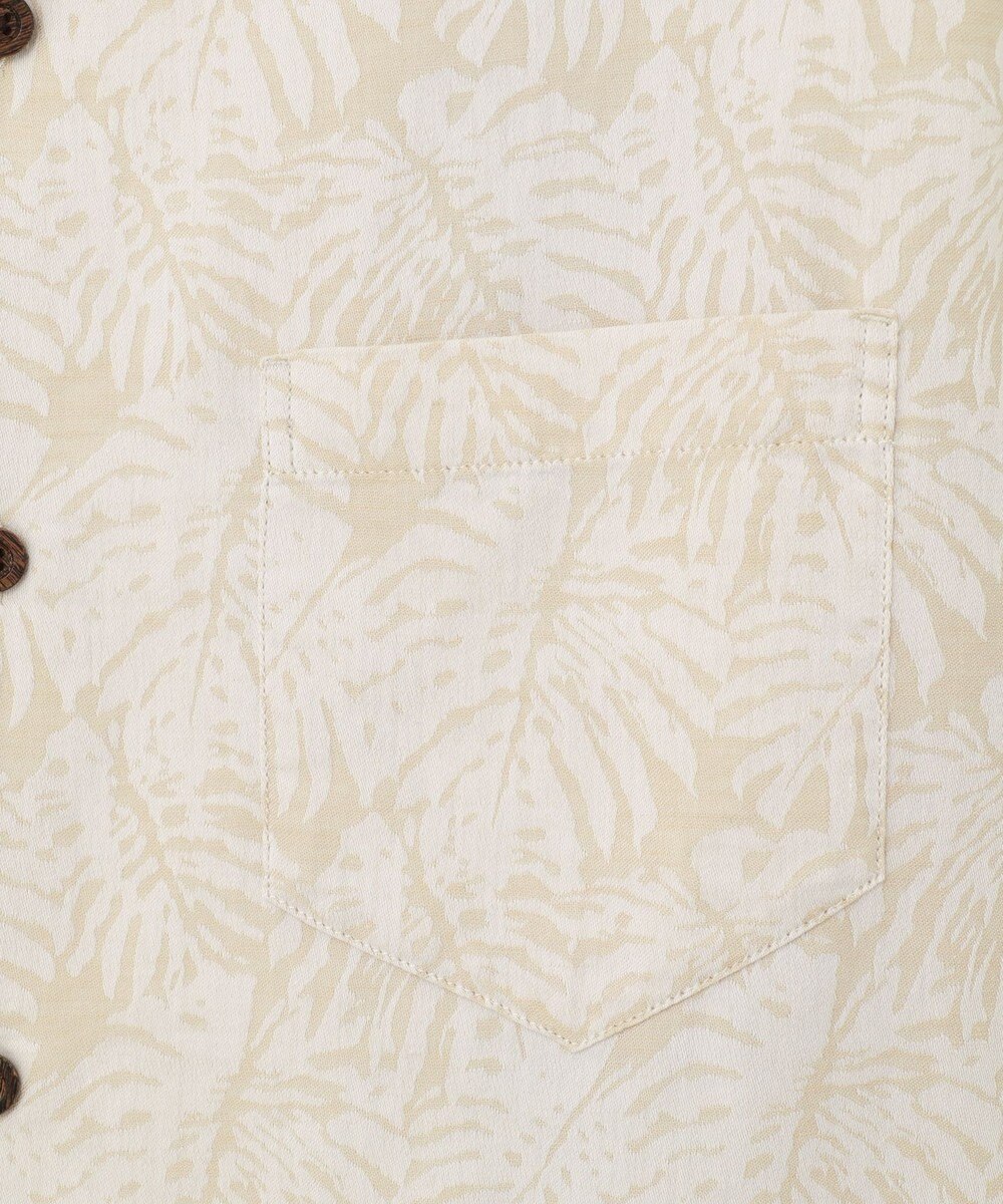 JOSEPH ABBOUD MOUNTAIN 【SPACE／UNISEX】ソアロンリネンジャガード シャツ 