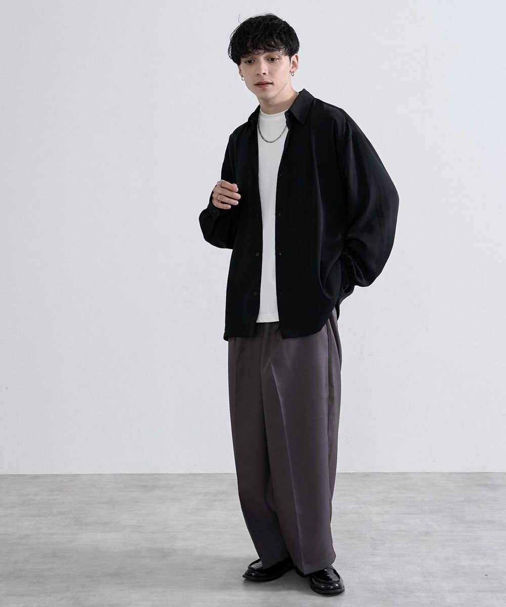 WEGO ワイドストレートスラックス 