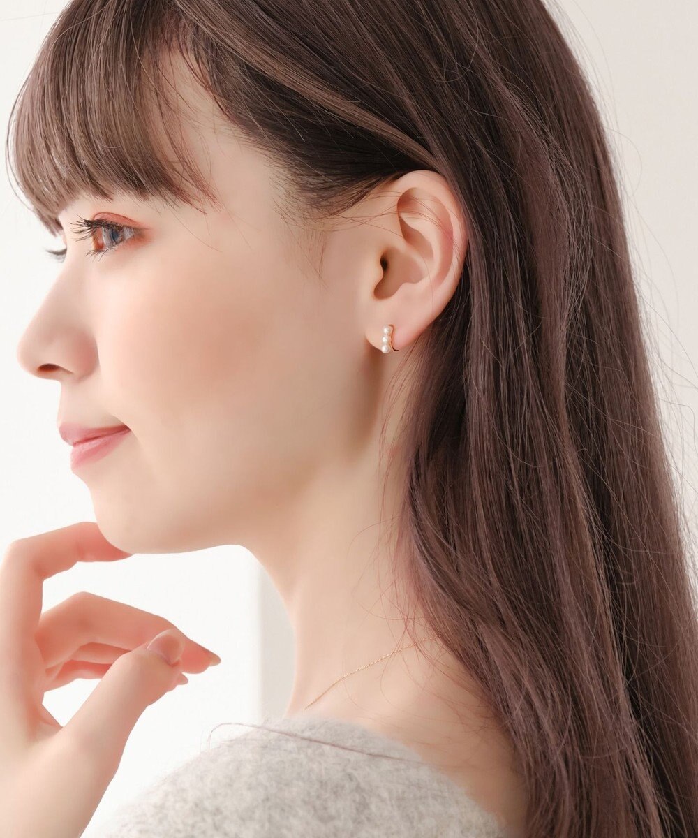 Phoebe 【K10】ノーブルパールイヤリング 