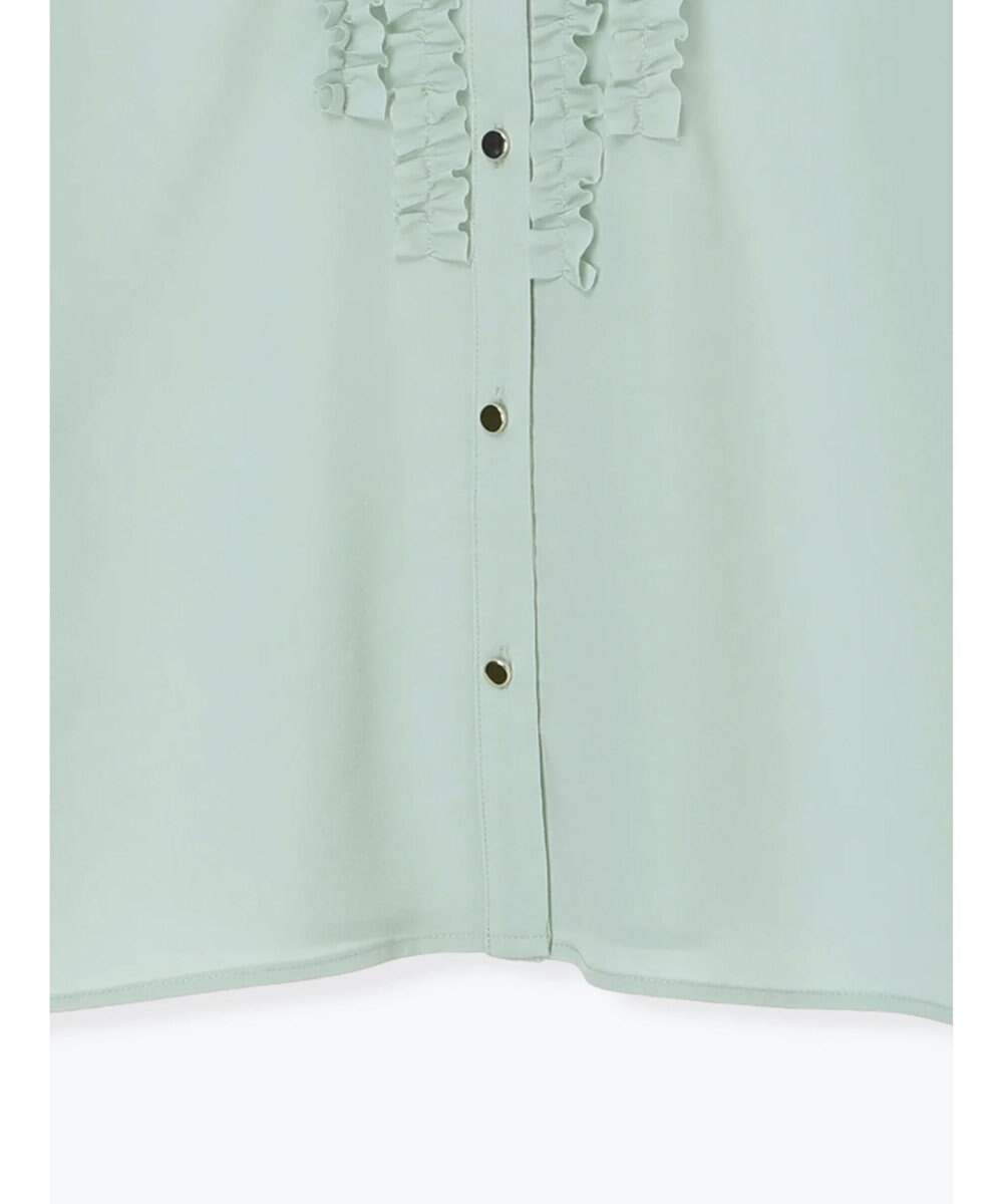 Te chichi フロントフリルキーネックブラウス 