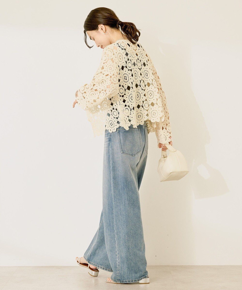 AMERICAN HOLIC トーションレースカーディガン 