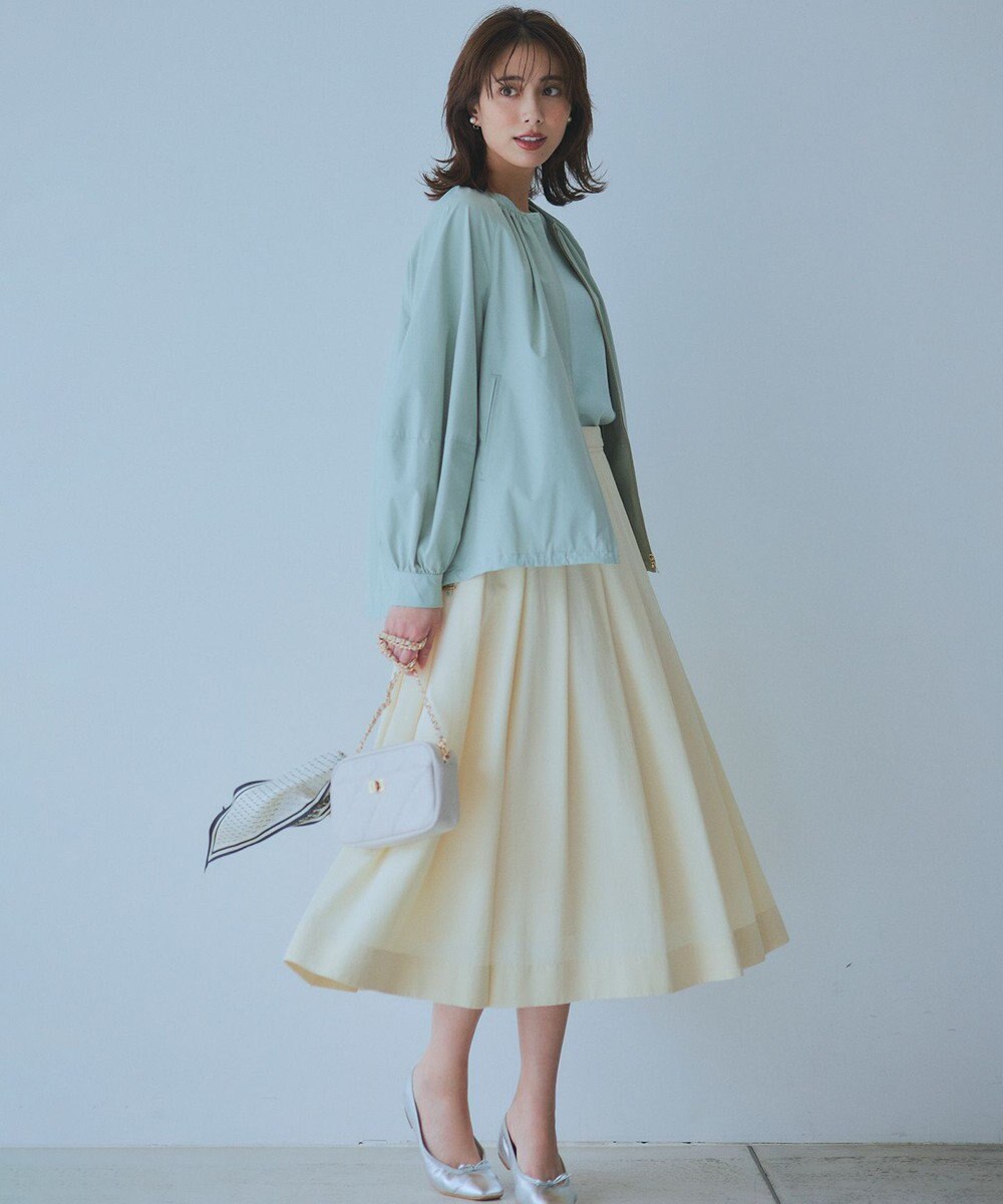 23区 L 【洗える/撥水加工】ナイロン2WAYストレッチ  ブルゾン 