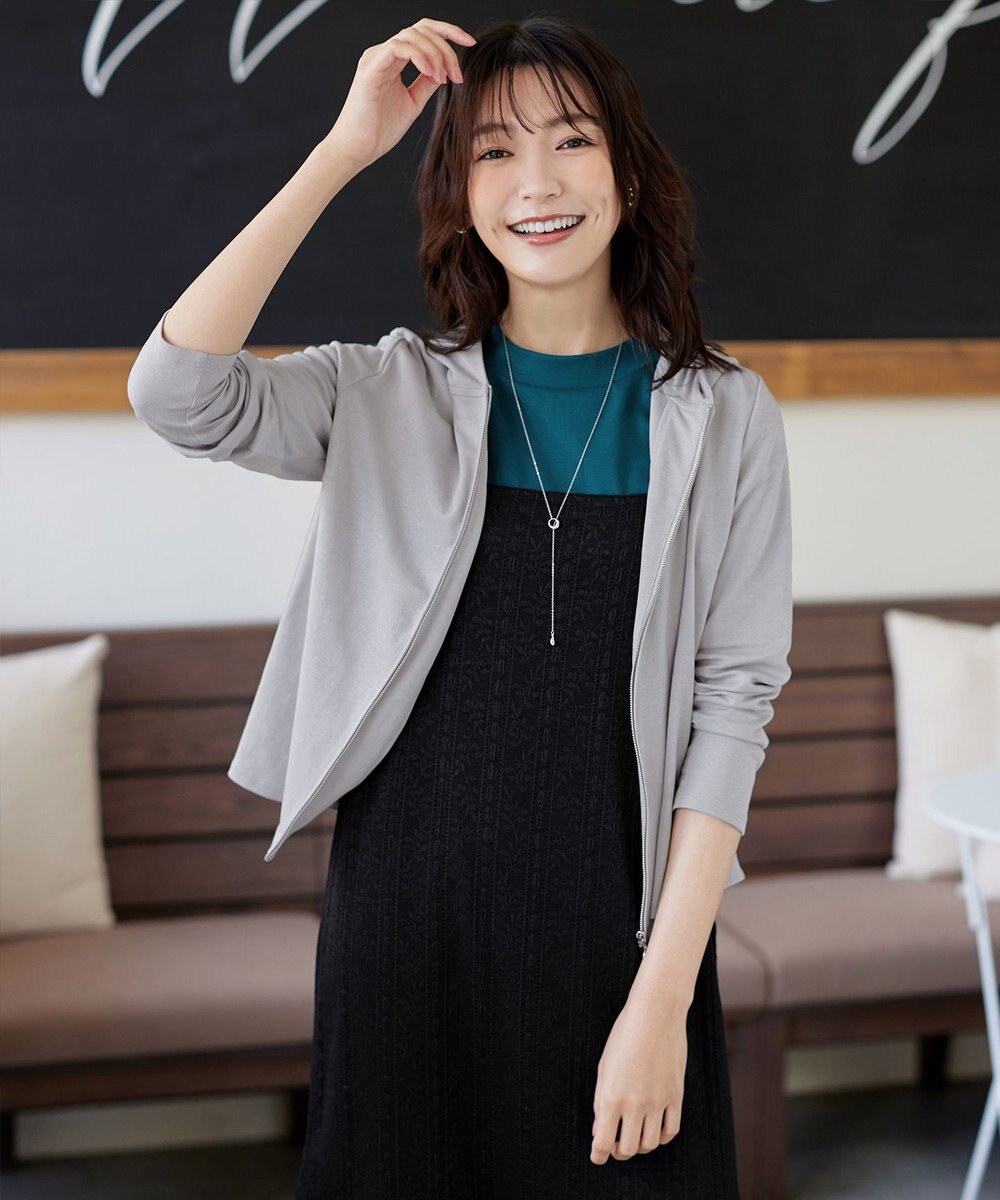 Tiaclasse L 【UVケア・接触冷感】“やみつき”ショートパーカー 