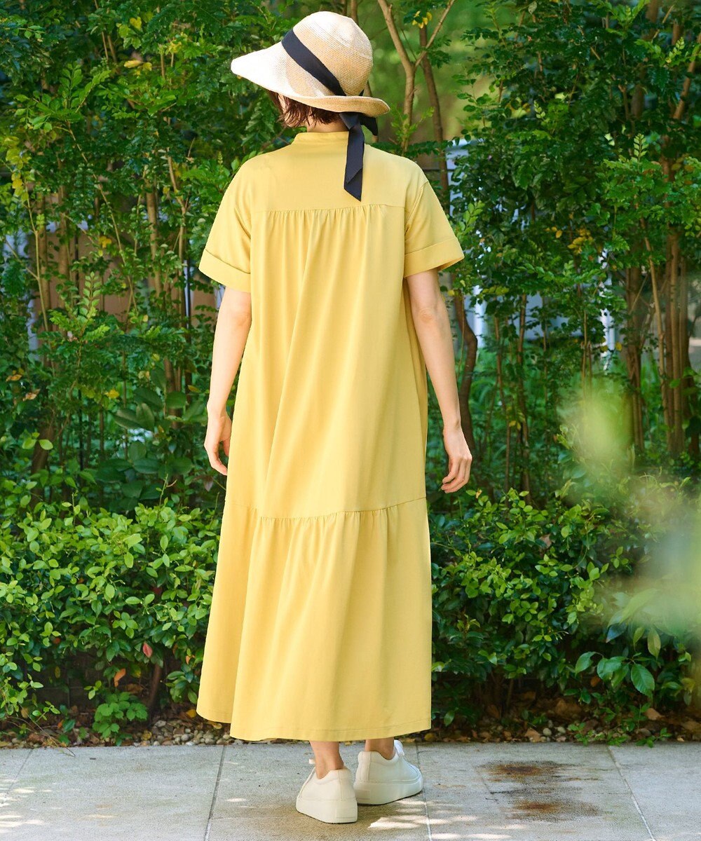 自由区 L 【WEB限定・洗える】ディフォームピケ ワンピース 