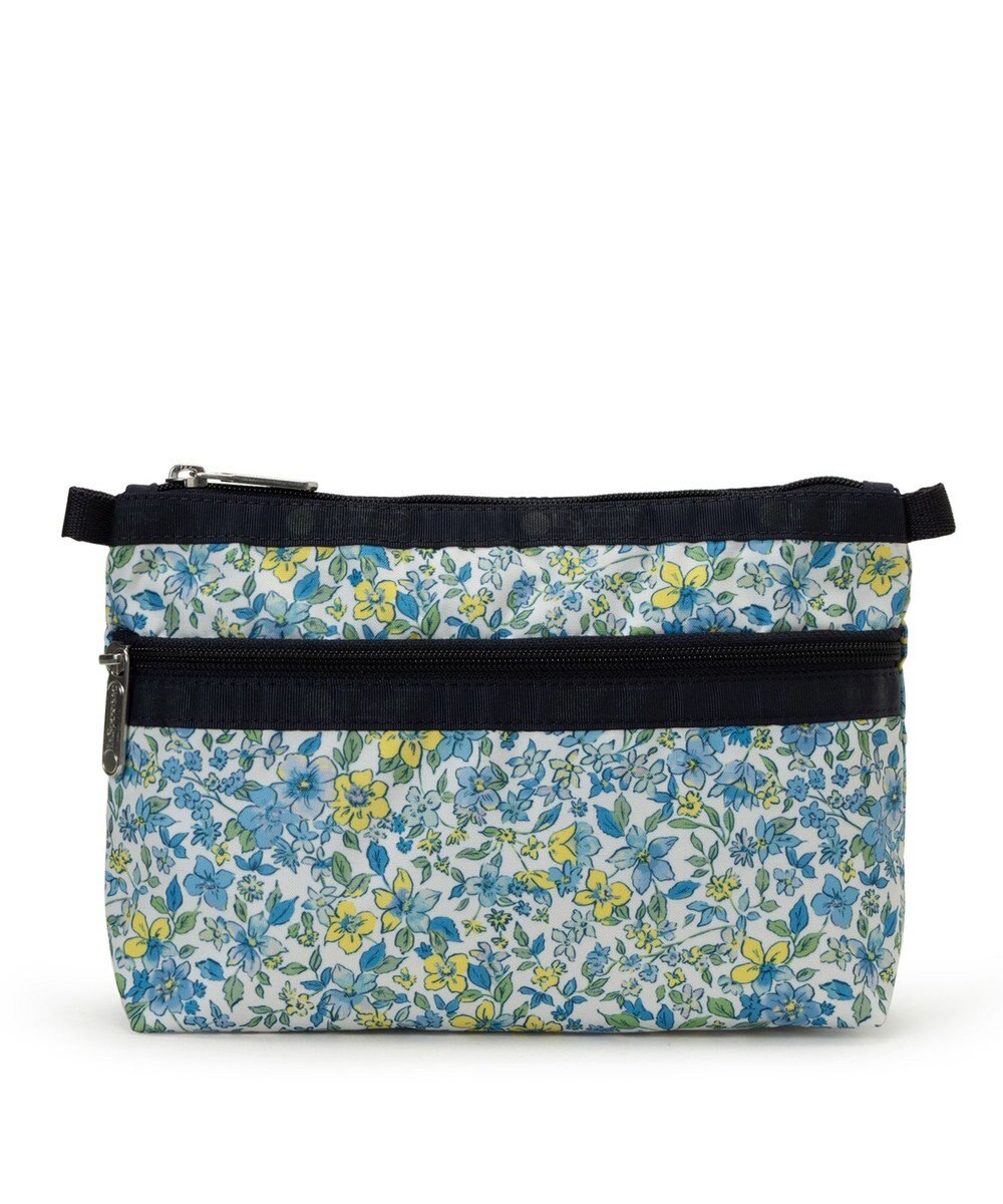 LeSportsac COSMETIC CLUTCH/タペストリーフラワーブルー 