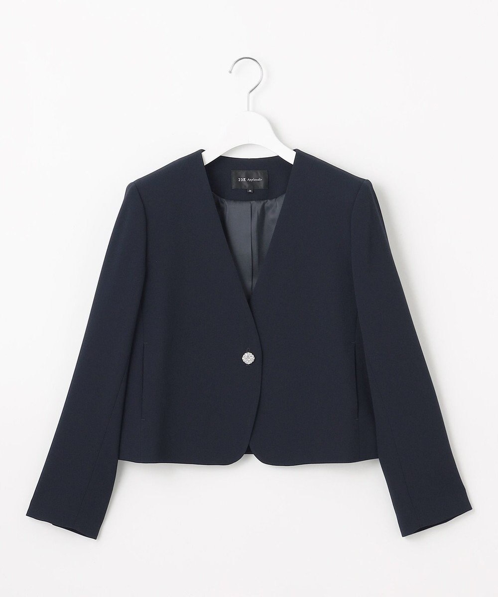 23区 S 【APPLAUDIR】クリアジョーゼット 3WAYコンパクトジャケット 