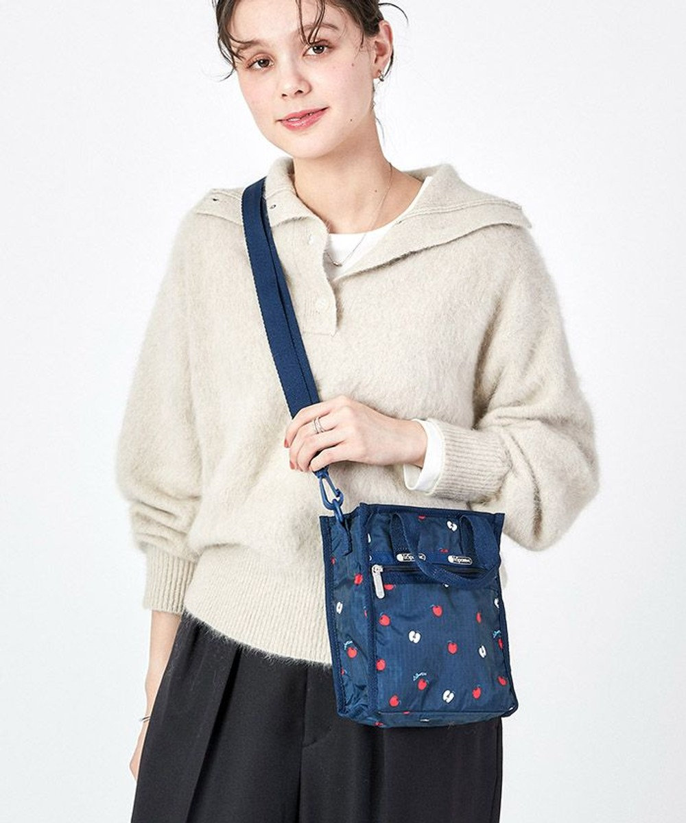 LeSportsac MINI N/S TOTE/レッドデリシャスネイビー レッドデリシャスネイビー