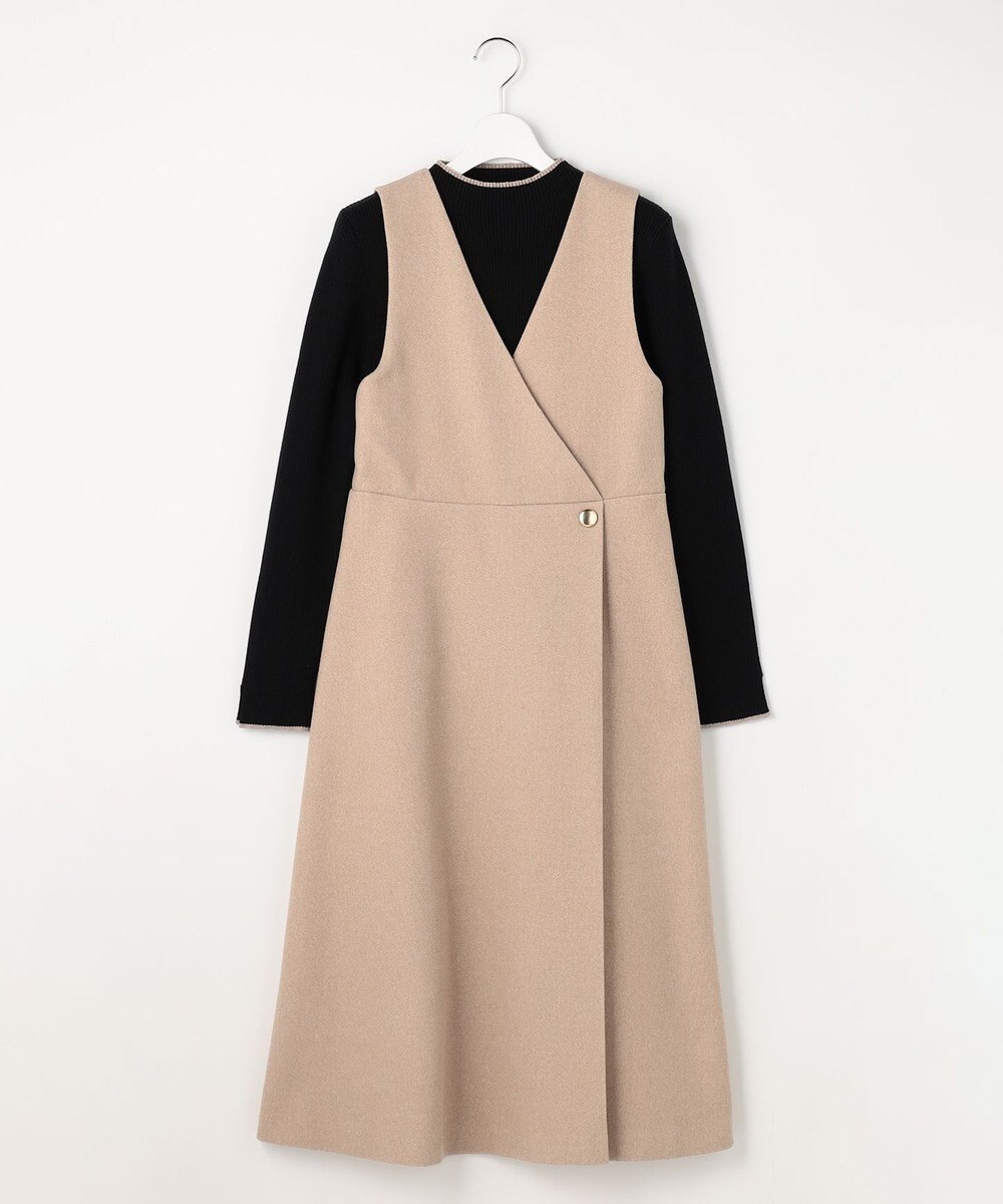 ANY SIS 【2SET】ジャンパースカート × ニット セット 