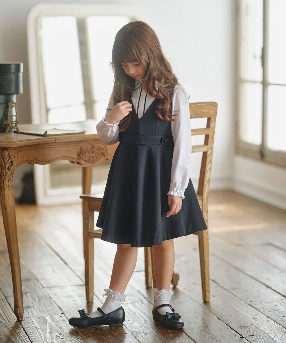 組曲 KIDS 【110-140㎝】ダブルカラー ブラウス 