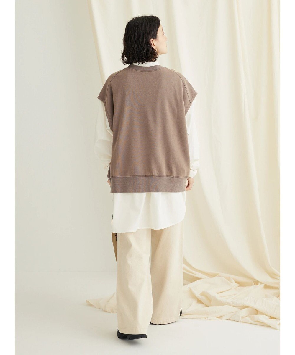 CRAFT STANDARD BOUTIQUE ミニ裏毛　パウダー加工　２ｗａｙクラックＰＴベスト 