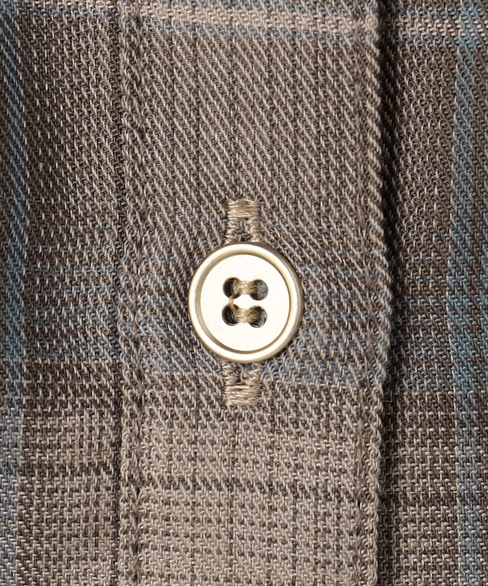 ANY L オンブレーチェックオーバーシャツ 