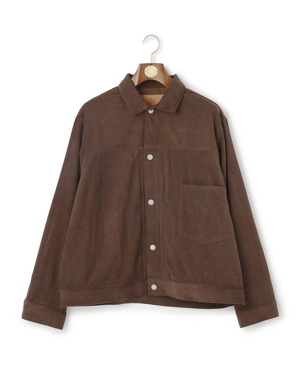 J.PRESS MEN 【WEB・一部店舗限定】トリコットコーデュロイ トラッカージャケット 