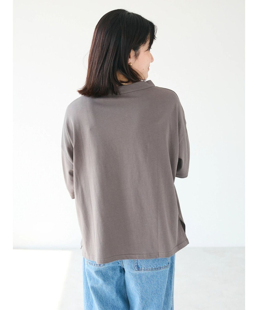 CRAFT STANDARD BOUTIQUE シルケット天竺　ロゴＰＴボトルネックＰＯ　５／Ｓ 