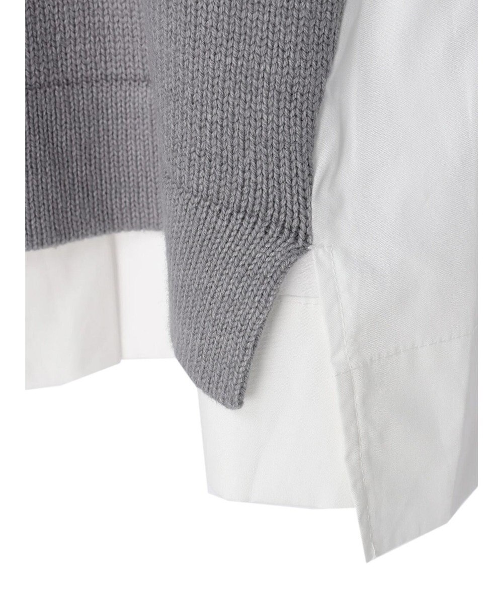 CRAFT STANDARD BOUTIQUE シャツドッキングニットプルオーバー 