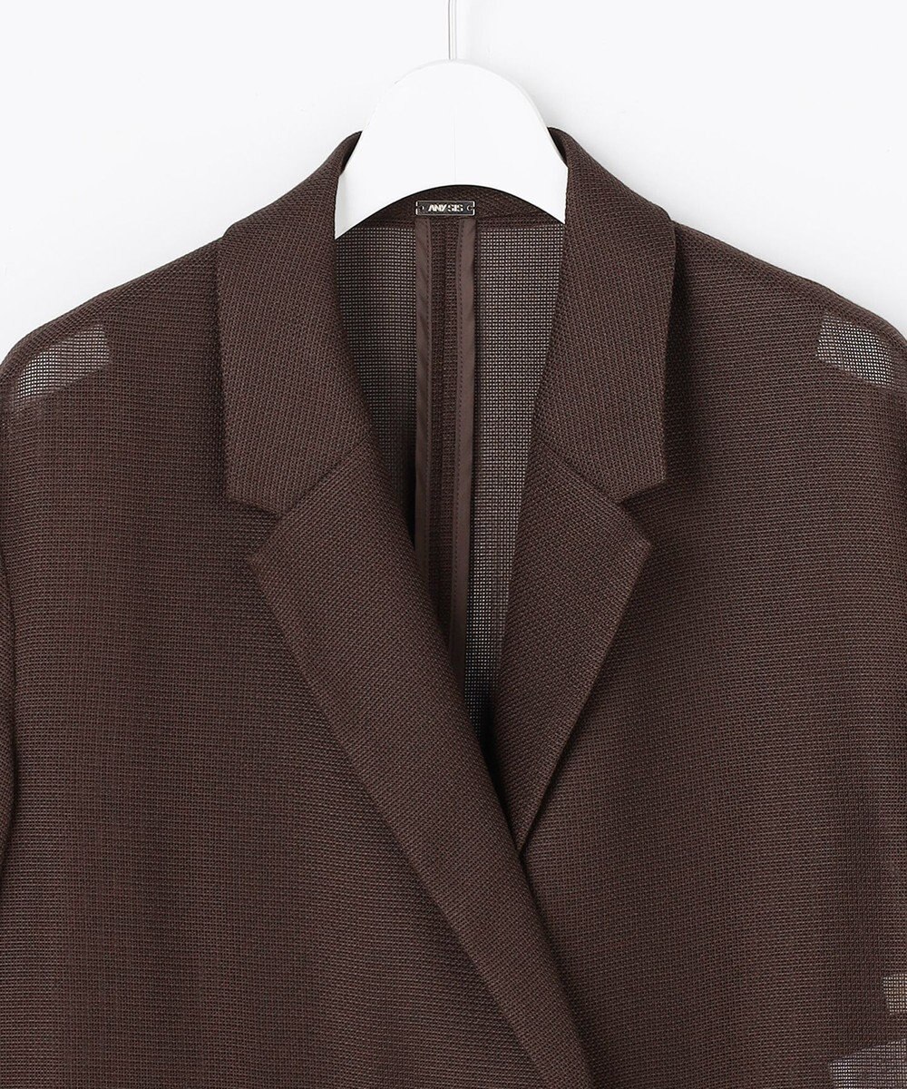 ANY SIS ツイーディカラミ ジャケット 