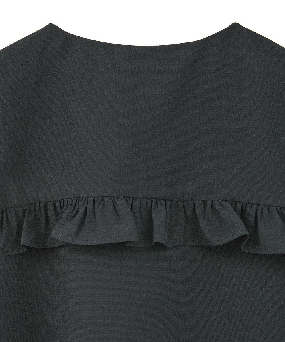 earth music&ecology フリルセーラーカラーブラウス 