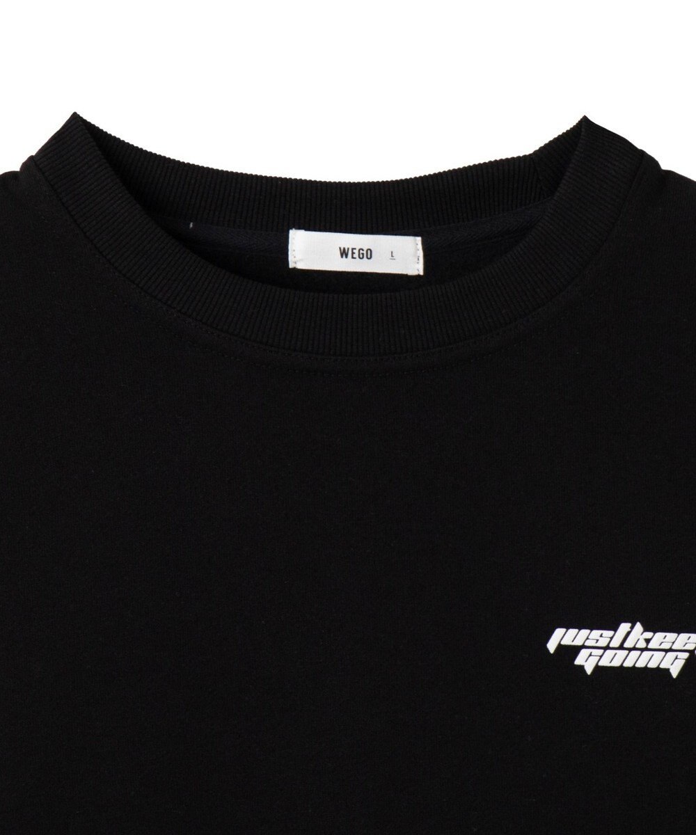 WEGO 【ユニセックス着用ITEM】リラックスフィットグラフィックプルオーバー 