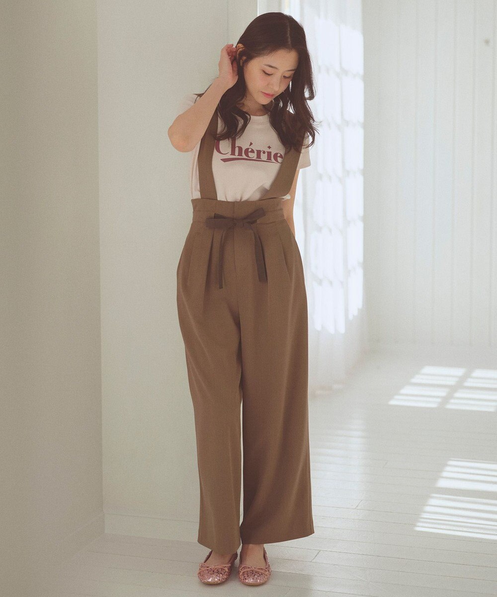 Feroux 【2WAY】サス付きリボン パンツ 