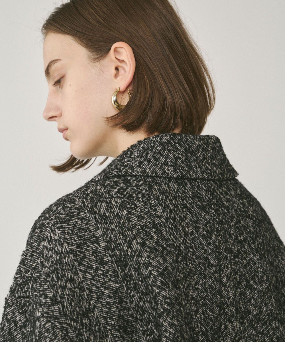 GRACE CONTINENTAL ヘリンボーンツイードジャケット 