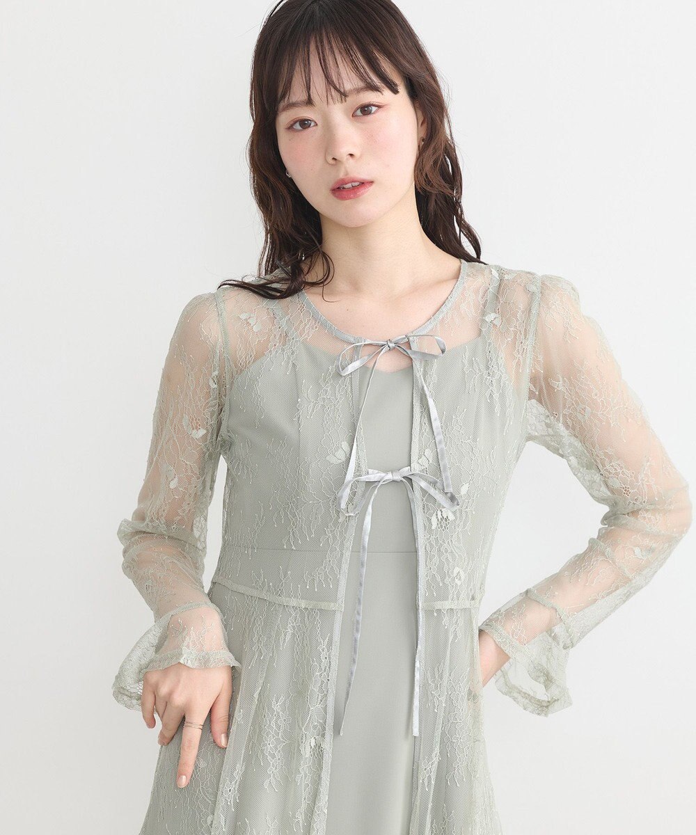 earth music&ecology SET2点レースワンピース＋キャミワンピース 